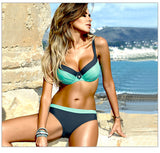 t female swimwear sexy push up bikini set